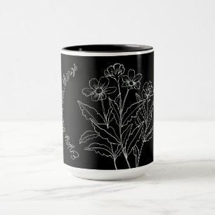Enjoy the Little Things flowers Mug