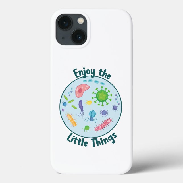 Enjoy the Little Things Funny Biology Case-Mate iPhone Case (Back)