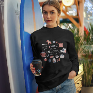 Enjoy the little things Hygge Christmas Sweatshirt