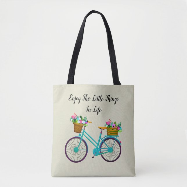 Enjoy The Little Things In Life Tote Bag (Front)