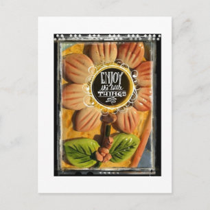 Enjoy the little things postcard