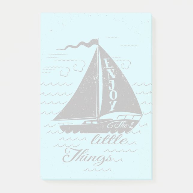 Enjoy The Little Things Poster Post-it Notes (Front)