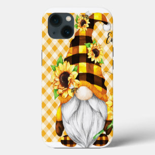 Enjoy the Little Things Sunflower Gnome iPhone 13 Case