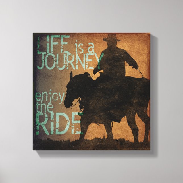 Enjoy the Ride Canvas Print (Front)