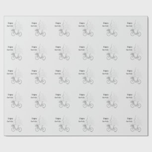 Enjoy the Ride: Minimalist DAILYMIEN Wrapping Pap Paper