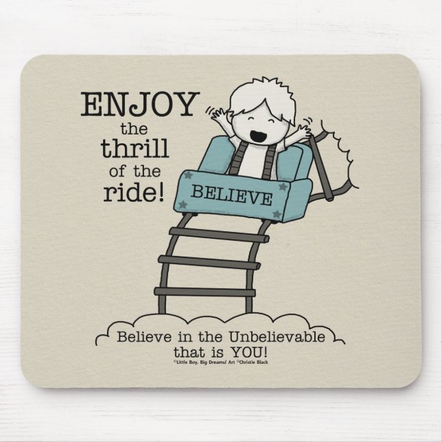 Enjoy the Ride Mouse Pad (Front)
