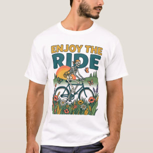 Enjoy The Ride Vintage Skeleton T-Shirt