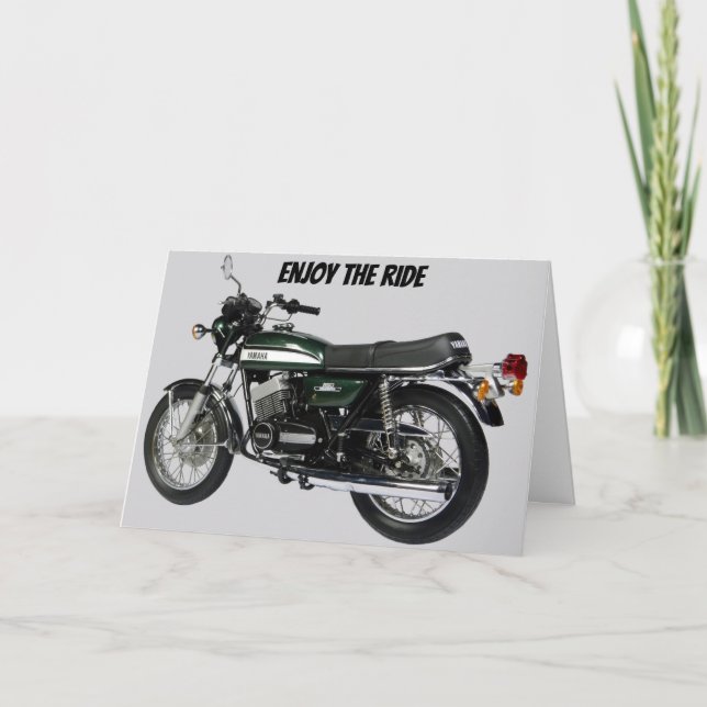 **ENJOY THE RIDE** YOU ARE ***60*** CARD (Front)