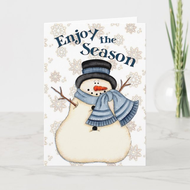 Enjoy the Season - Greeting Card (Front)