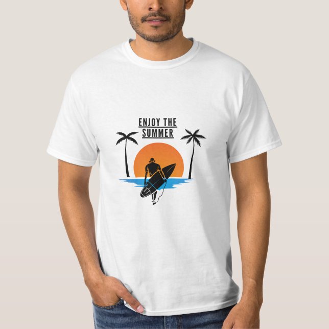 ENJOY THE SUMMAR T SHIRT  (Front)