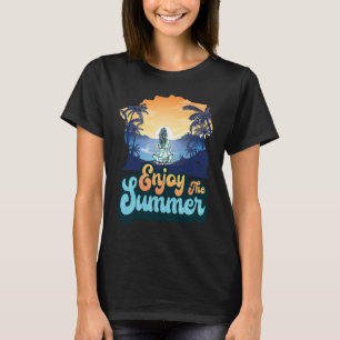Enjoy The Summer Vibes Vacation Humorous Saying T-Shirt