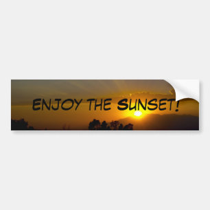Enjoy the Sunset II Bumper Sticker