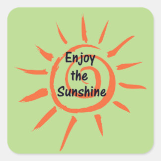 Enjoy the Sunshine Sticker