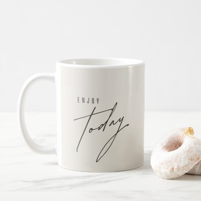 enjoy today. Mugs & Cups (With Donut)