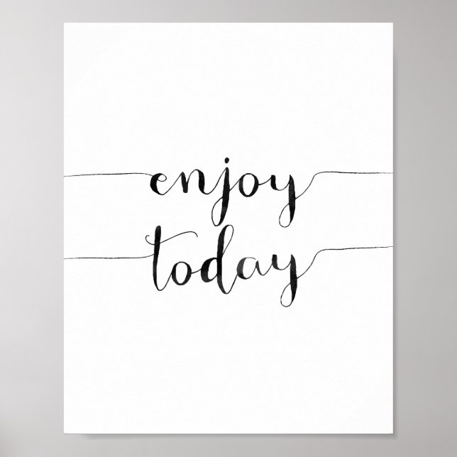 Enjoy Today Poster (Front)