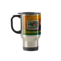 enjoy today...worry tomorrow slogan travel mug