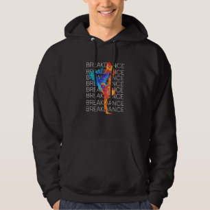 Enjoy Wear Cool Breakdancing & Hip Hop Music Graph Hoodie