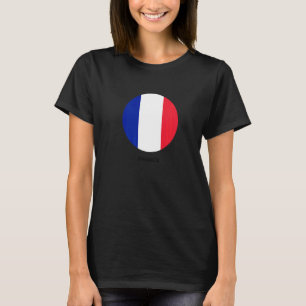 Enjoy Wear France Flag Illustration  Graphic  1 T-Shirt
