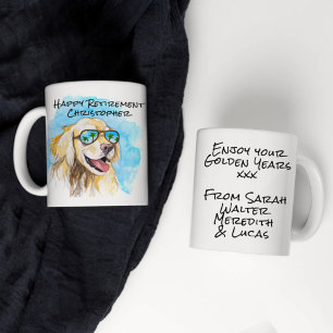 Enjoy Your Golden Years Funny Pun Happy Retirement Coffee Mug