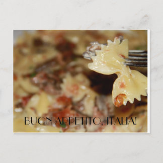Enjoy your meal in Italian Postcard