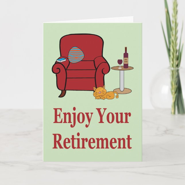 Enjoy Your Retirement Card (Front)