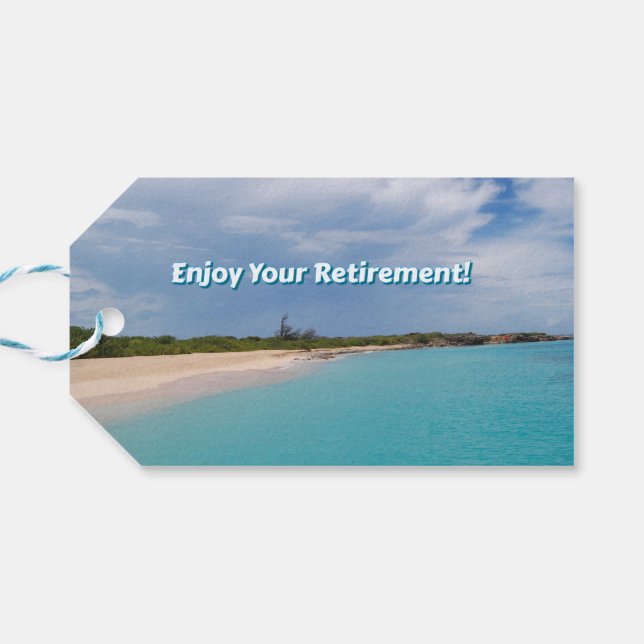 Enjoy Your Retirement Gift Tags (Back Horizontal)