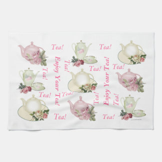 Enjoy Your Tea Teapot Tea Towel