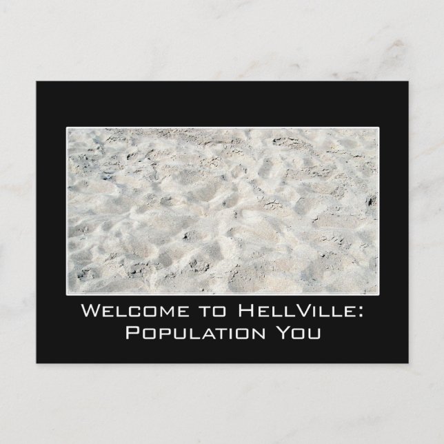 Enjoy your trip to Hell Postcard (Front)