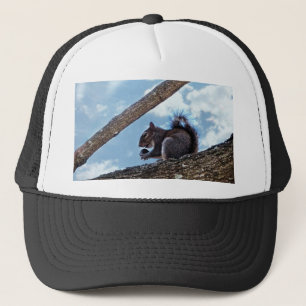 Enjoying a Nut Trucker Hat