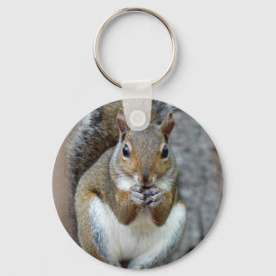 Enjoying a Treat Keychain