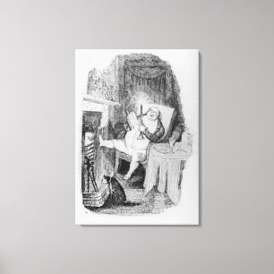 Enjoying Christmas Canvas Print