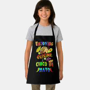 Enjoying Cuisine On Cinco de Mayo Apron