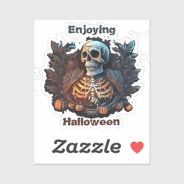 Enjoying Halloween  (Sheet)