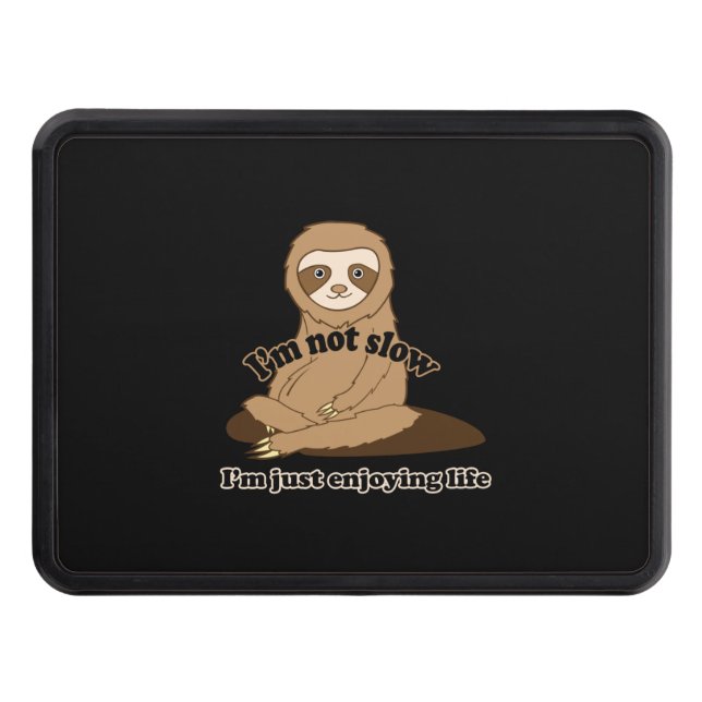 Enjoying Life Trailer Hitch Cover (Front)