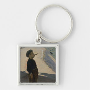 Enjoying Life, Volendam, Zuider Zee Keychain