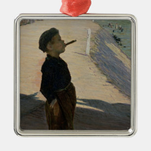 Enjoying Life, Volendam, Zuider Zee Metal Ornament