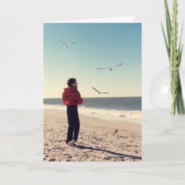 Enjoying the Beach Card (Front)