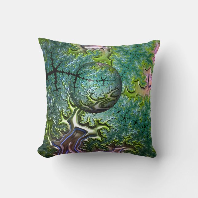 Enjoying the Journey Throw Pillow (Front)