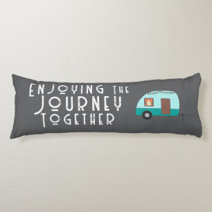 Enjoying the Journey Together Retro Camper Body Pillow