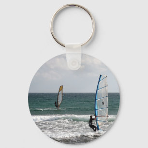 Enjoying the wind keychain