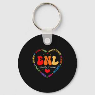 Enl Family Liaison Squad English New Language Squa Keychain