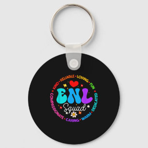 Enl Squad Teacher Squad English New Language Crew  Keychain