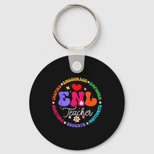Enl Teacher Squad English New Language Squad Crew  Keychain
