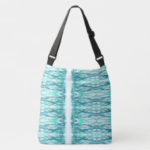"Enlacé dans la ligne" sac de plage