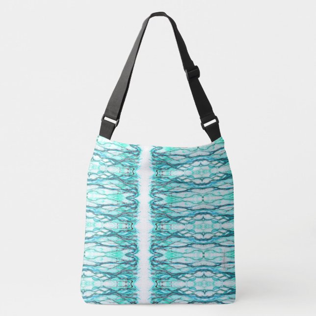 "Enlacé dans la ligne" sac de plage (Devant)
