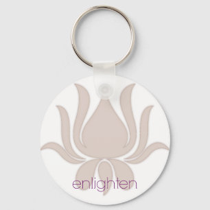 Enlighten Lotus Keychain
