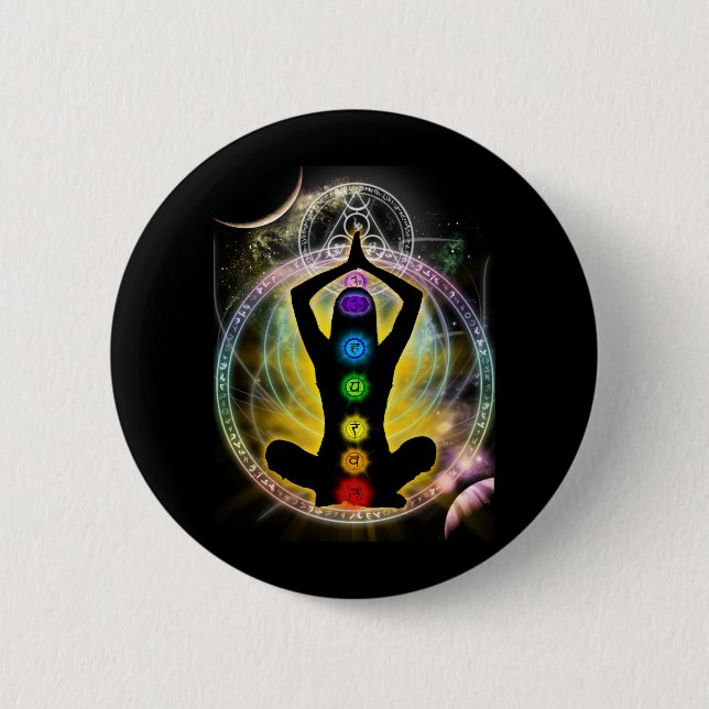 Enlightened 2 Inch Round Button (Front)