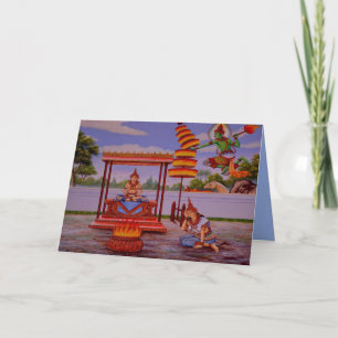 enlightened Buddha greeting card