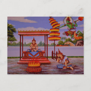 enlightened Buddha postcard
