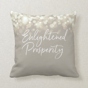 Enlightened Prosperity Throw Pillow